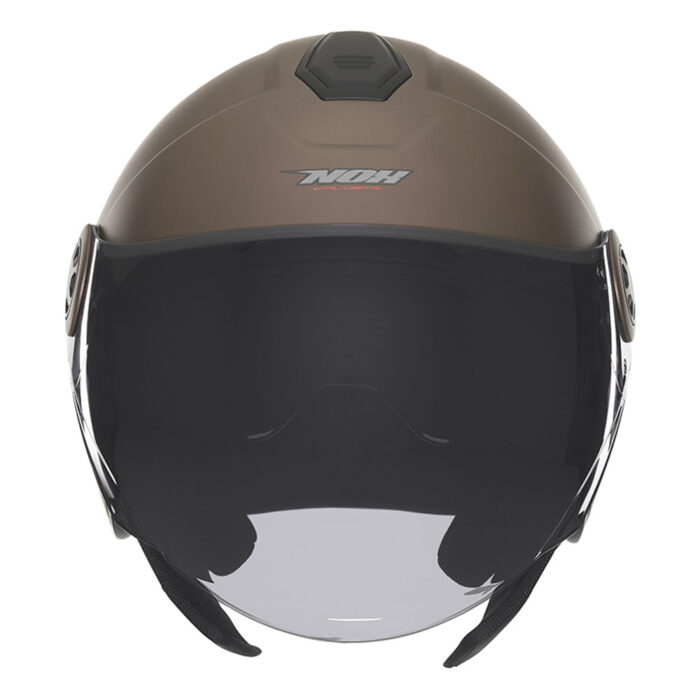 Kaciga NOX Jet N182 sa naočarima mat bronza - Slika 2