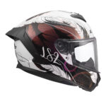Kaciga LS2 Full Face FF820 RAPID III BOHO belo crno roza - Slika 6