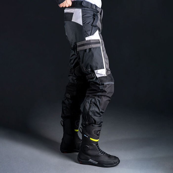 Pantalone LS2 NORWAY muške crno sive - Slika 5