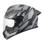 Kaciga LS2 Full Face FF820 RAPID III XTREM crno siva - Slika 2