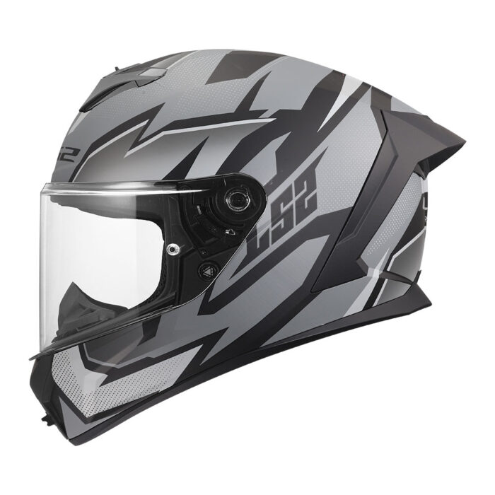 Kaciga LS2 Full Face FF820 RAPID III XTREM crno siva - Slika 2