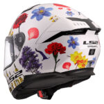 Kaciga LS2 Full Face FF808 STREAM II FLOWERS bela sa naočarima - Slika 3