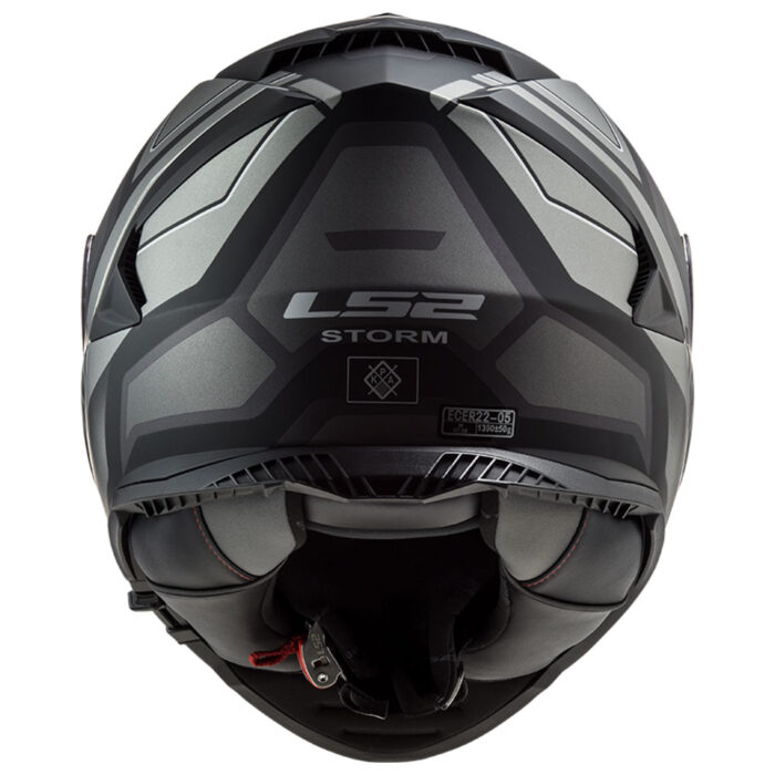Kaciga LS2 Full Face FF800 STORM II FASTER mat titanium sa naočarima - Slika 3