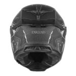 Kaciga NOX EXKLUZIV GOLIATH BERSERCK Full Face mat crno srebrna - Slika 4