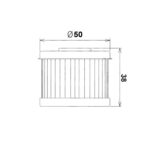 Filter ulja HF112 Hiflo - Slika 2