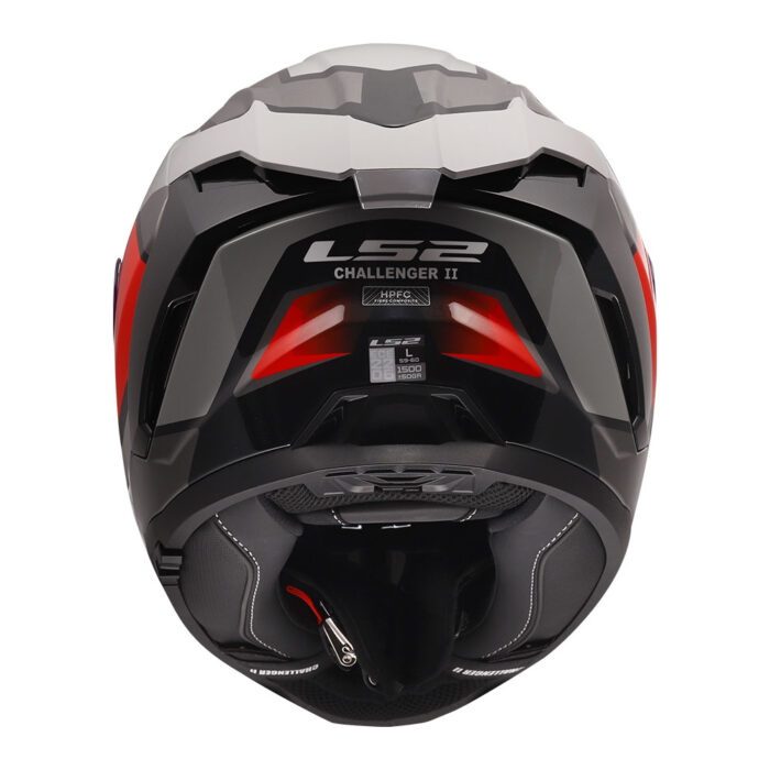 Kaciga LS2 Full Face FF817 CHALLENGER II VIPER sivo crvena - Slika 4