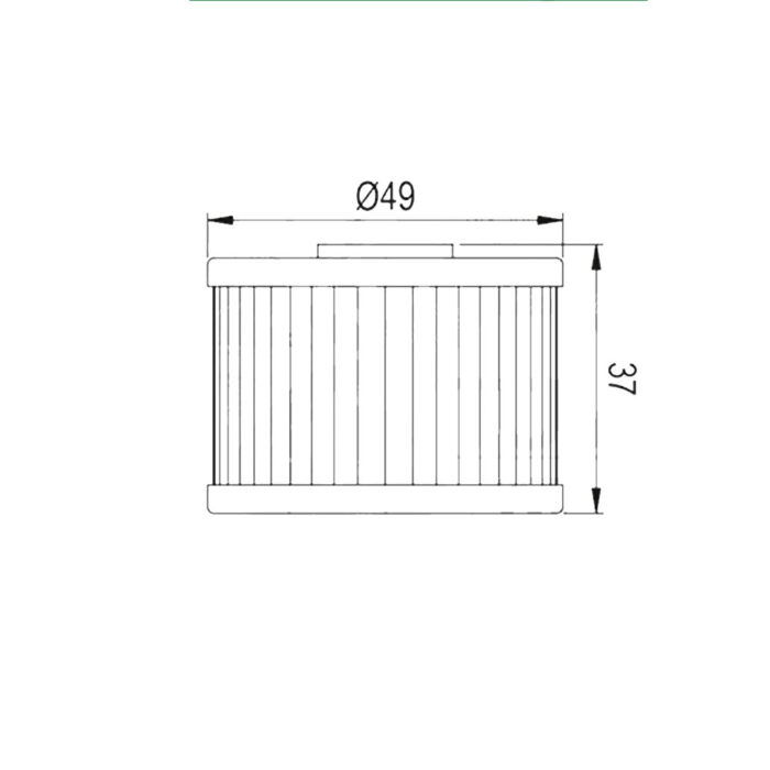 Filter ulja HF510 Hiflo - Slika 2