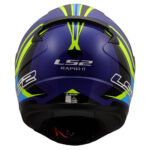 Kaciga LS2 Full Face FF353 RAPID II FLITZ žuto plava - Slika 4