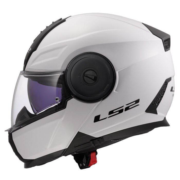 Kaciga LS2 Flip Up FF902 SCOPE II SOLID bela - Slika 2