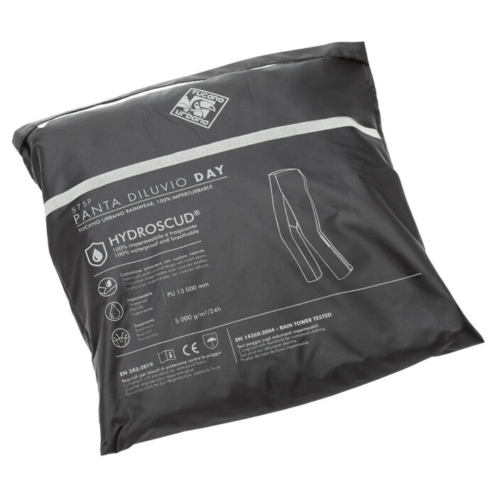 Kišne pantalone DILUVIO DAY crna TUCANO URBANO - Slika 5