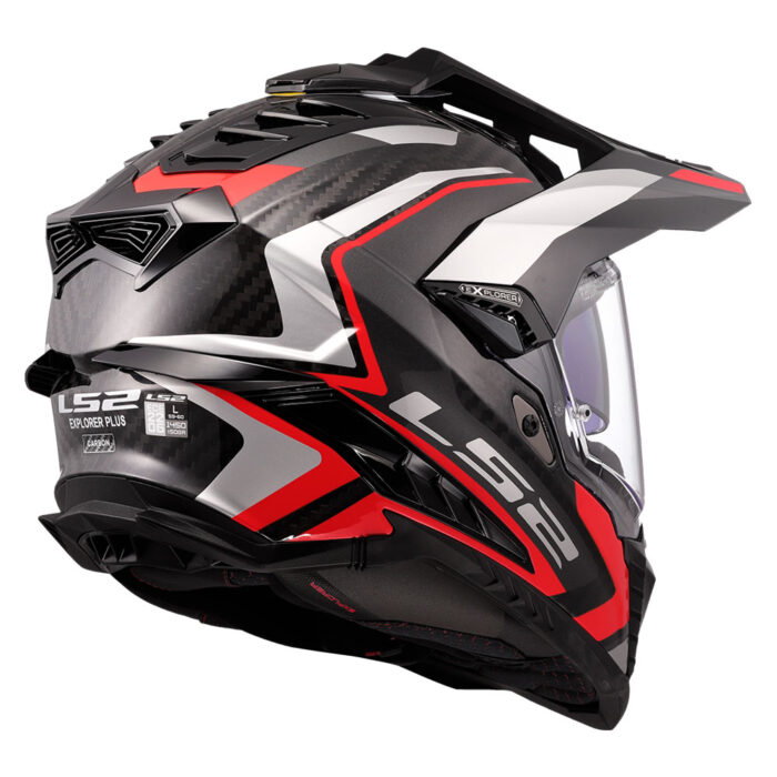 Kaciga LS2 Enduro MX701 EXPLORER CARBON FRONTIER II crvena - Slika 5