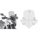 Vizir zatamnjeni Kappa Yamaha FZ1 1000 (06-15) KD437S - Slika 3