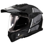 Kaciga LS2 Enduro MX702 PIONEER II HILL mat crno bela
