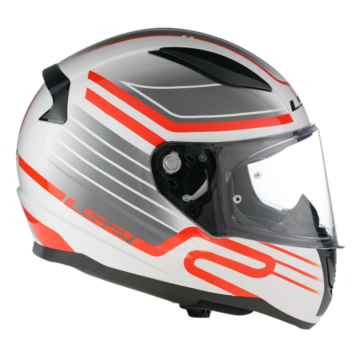 Kaciga LS2 Full Face FF353 RAPID II CIRCUIT  belo crvena - Slika 6