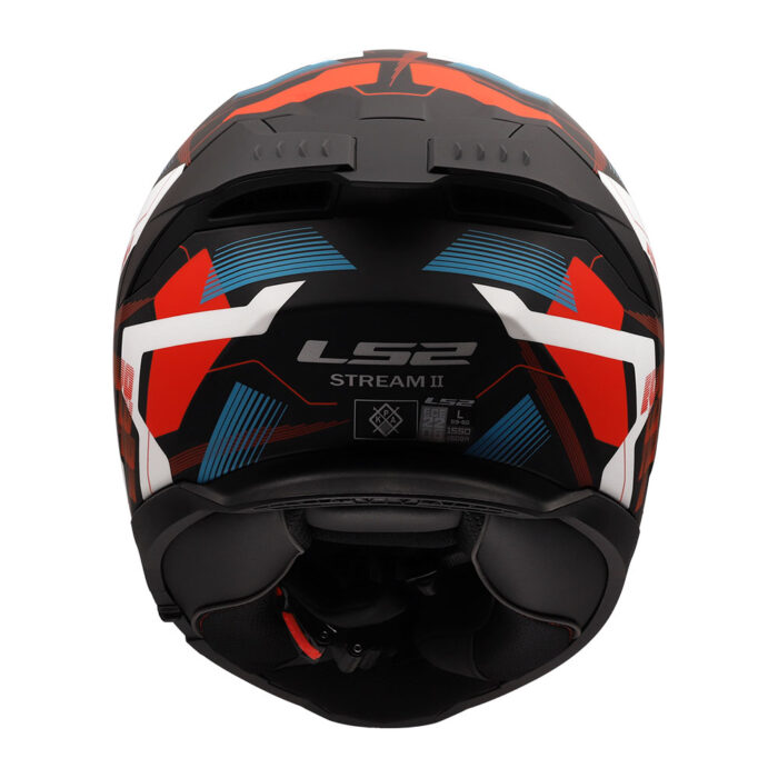 Kaciga LS2 Full Face FF808 STREAM II MIKA belo plavo crvena - Slika 4