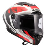Kaciga LS2 Full Face FF805 THUNDER CARBON GP AERO RAUTE belo crvena - Slika 7