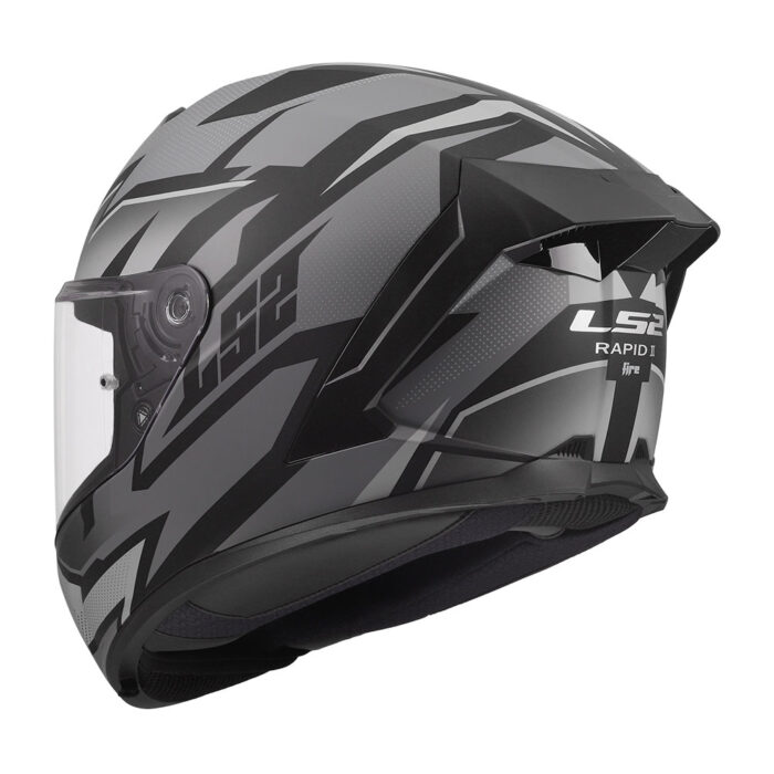 Kaciga LS2 Full Face FF820 RAPID III XTREM crno siva - Slika 3