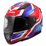 Kaciga LS2 Full Face FF800 STORM II POWER mat crna sa duginim bojama sa naočarima - Slika 8