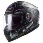 Kaciga LS2 Full Face FF811 VECTOR II STRONG CARBON bela sa naočarima - Slika 3