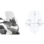 Vizir providni GIVI BMW C 400 GT (19-24) 5132DT