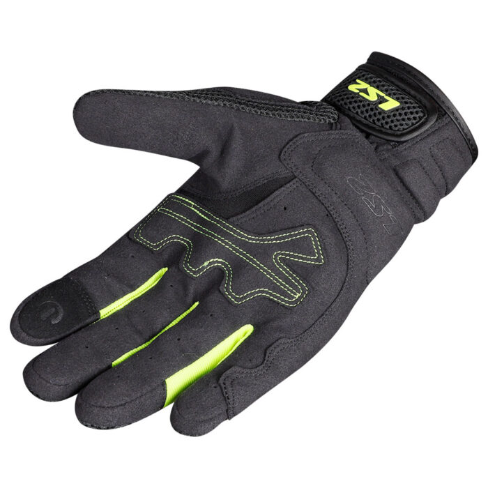 Rukavice LS2 KUBRA ANTHRACITE muške žute - Slika 2