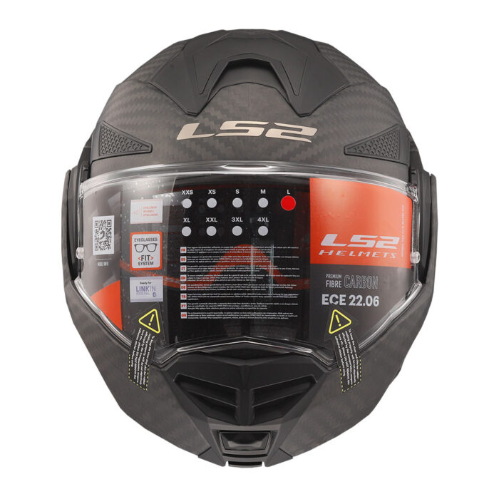 Kaciga LS2 Flip Up FF901 ADVANT X SOLID mat carbon - Slika 8