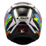 Kaciga LS2 Full Face FF353 RAPID II XDRON belo narandžasta - Slika 4