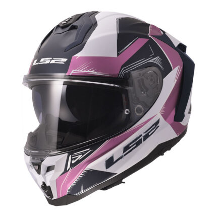 Kaciga LS2 Full Face FF817 CHALLENGER II FLAMAN belo roza