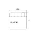 Filter ulja HF191 Hiflo - Slika 2