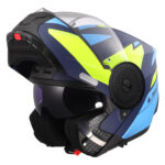 Kaciga LS2 Flip Up FF902 SCOPE II DURIA mat plavo žuta - Slika 9