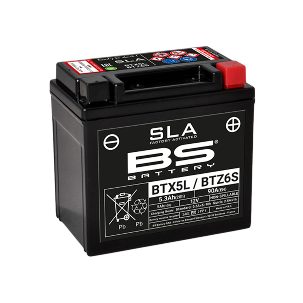 94adf575-5af4-473a-8d77-d49c6ef04622.jpg Akumulator BS 12V 5Ah BTX5L-FA SLA desni plus (113x70x105) 90A - Slika 1