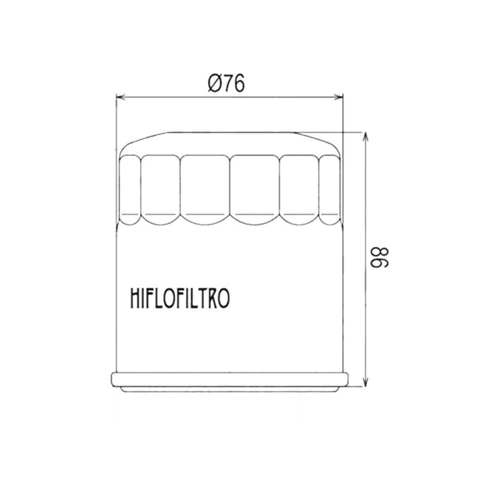 Filter ulja HF195 Hiflo - Slika 2