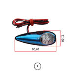 Žmigavci univerzalni 17038 plavi samoleplivi LED STR8 - Slika 2