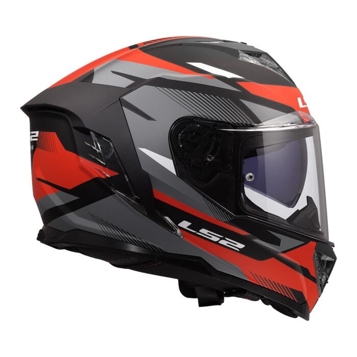 Kaciga LS2 Full Face FF818 STORM III KOMAI crno crvena - Slika 6