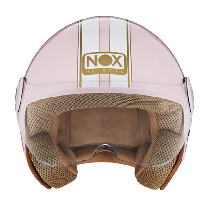 Kaciga NOX Jet 210 pastelno roza - Slika 3