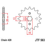Lančanik prednji JT JTF580-17-50-35017 (50)17 zuba - Slika 9
