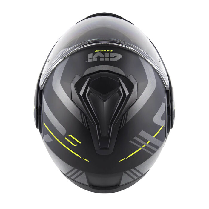 Kaciga GIVI Flip Up X30 PULSAR titanium žuta - Slika 6