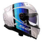 Kaciga LS2 Full Face FF811 VECTOR II FREEDOM belo siva - Slika 6