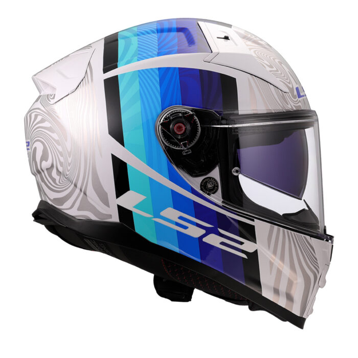 Kaciga LS2 Full Face FF811 VECTOR II FREEDOM belo siva - Slika 6