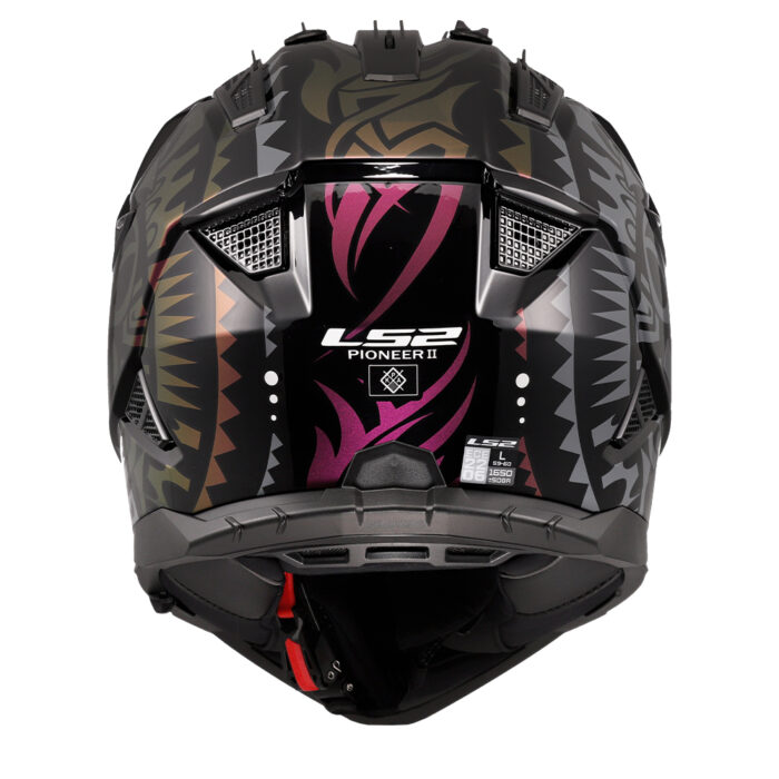 Kaciga LS2 Enduro MX702 PIONEER II RANGI crna - Slika 4