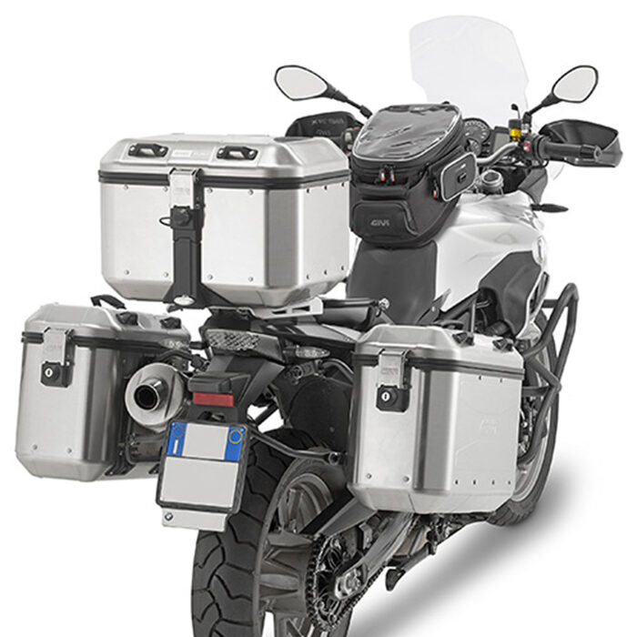 Centralni kofer GIVI TREKKER DOLOMITI DLM46A ALU niklovani Monokey 46L - Slika 2
