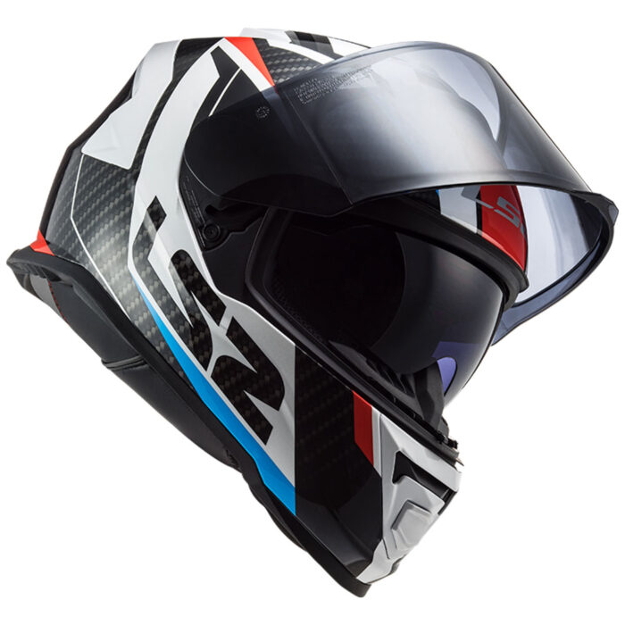Kaciga LS2 Full Face FF800 STORM II RACER crveno plava sa naočarima - Slika 5