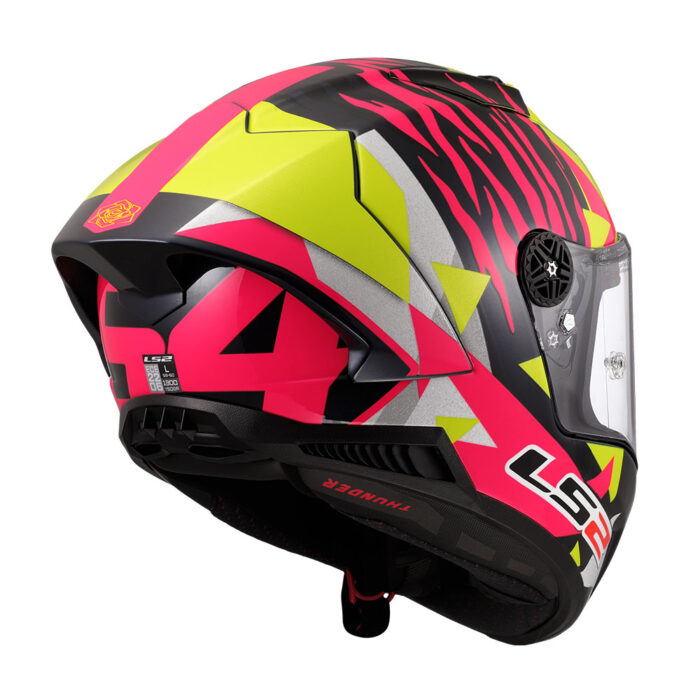 Kaciga LS2 Full Face FF805 THUNDER CARBON GP AERO REPLICA ALDEGUER žuto roza - Slika 5