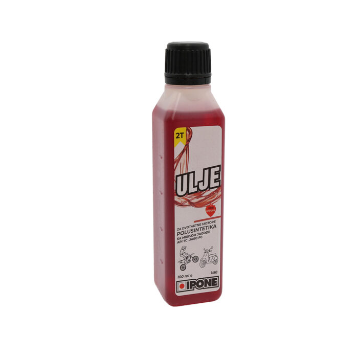 IPONE polusintetičko ulje za dvotaktne motore Self Oil 1dl sa mirisom JAGODE - Slika 2