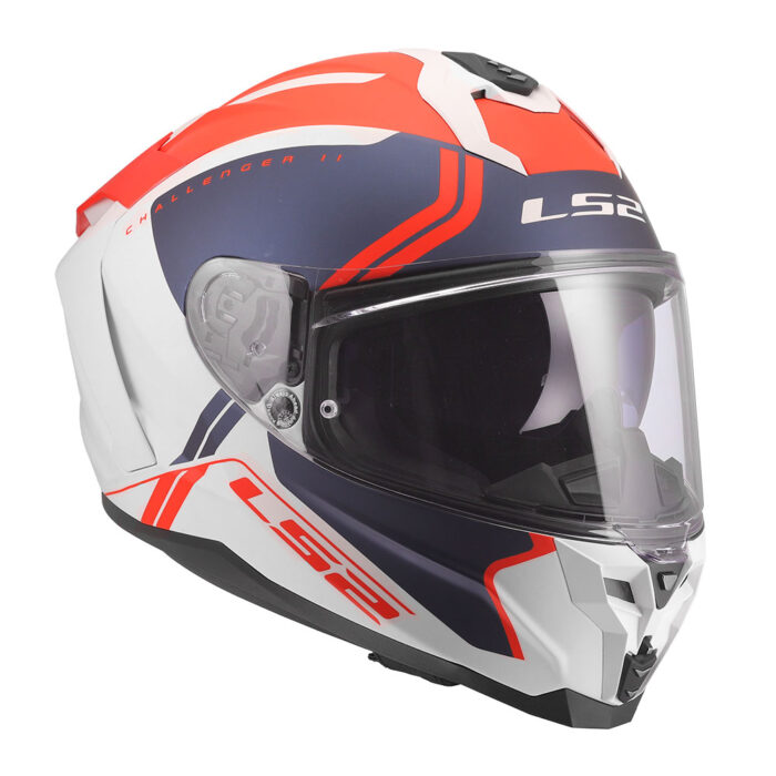 Kaciga LS2 Full Face FF817 CHALLENGER II TITAN belo plavo crvena - Slika 7