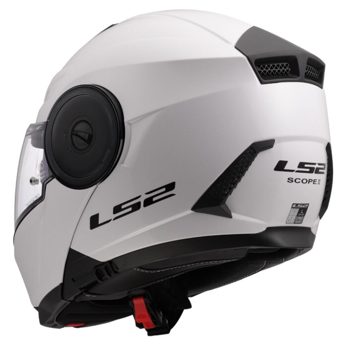 Kaciga LS2 Flip Up FF902 SCOPE II SOLID bela - Slika 3