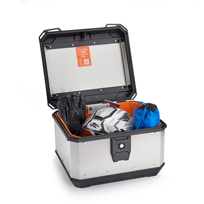 Centralni kofer Kappa K'METROBOX KMX400A Alu sivi Monolock 40L - Slika 2