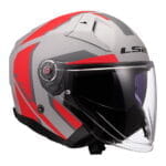 Kaciga LS2 Jet OF603 INFINITY II FOCUS mat sivo crvena - Slika 7