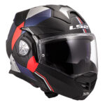 Kaciga LS2 Flip Up FF901 ADVANT X ULTRA crno plavo crvena sa naočarima - Slika 7