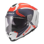 Kaciga LS2 Full Face FF817 CHALLENGER II TITAN belo plavo crvena